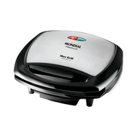 SANDWICHERA GRILL MONDIAL MAX GRILL G-07 1200W 220V PLATA - NEGRO