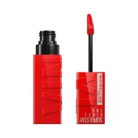 LABIAL LÍQUIDO MAYBELLINE SUPER STAY VINYL INK 25 RED-HOT