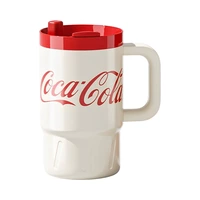 VASO TÉRMICO COCA COLA NS800B1 CON PAJITA 800ML BLANCO - ROJO