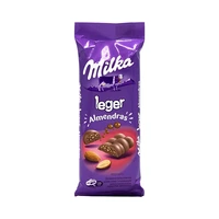 CHOCOLATE MILKA LEGER ALMENDRAS 110GR