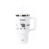 VASO TÉRMICO TERRANO SPOTIE CUP 946ML BLANCO