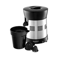 EXTRACTOR DE JUGO MONDIAL TURBO E-10 1L 250W BIVOLT NEGRO - PLATA