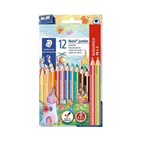 LÁPIZ DE COLOR STAEDTLER NORIS JUMBO 128 NC12P1 10 + 2 UNIDADES