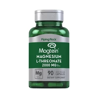 VITAMINA PIPING ROCK MAGNESIO L-TREONATE 200MG 90 CÁPSULAS