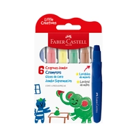 CRAYONES FABER CASTELL JUMBO LITTLE CREATIVES 224006 6 UNIDADES