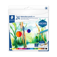 LÁPIS DE COR AQUARELA STAEDTLER WATERCOLOUR PENCILS 14610C C24 24 UNIDADES