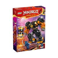 JUGUETE DE CONSTRUCCIÓN LEGO NINJAGO DRAGONS RISING COLE'S ELEMENTAL EARTH MECH 71806 235 PIEZAS