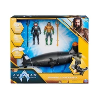 KIT DE JUEGO SPIN MASTER DC AQUAMAN AND THE LOST KINGDOM AQUAMAN VS BLACK MANTA 6065636