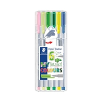 MARCADOR STAEDTLER TRIPLUS FINELINER MY BOTANICAL COLOURS V334S6C8RE 6 UNIDADES