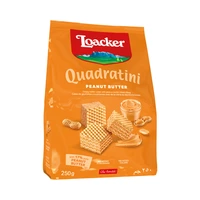 GALLETAS LOACKER QUADRATINI PEANUT BUTTER 250GR