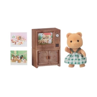 JUGUETE SYLVANIAN FAMILIES 5143 BEAR SISTER WITH TV 