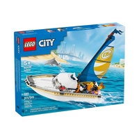 BRINQUEDO DE CONSTRUÇÃO LEGO CITY SAILBOAT 60438 102 PEÇAS