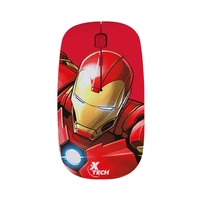 MOUSE XTECH XTM-M340IM IRON MAN ROJO