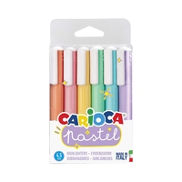 MARCADOR CARIOCA PASTEL 43033 6 UNIDADES