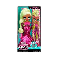 MUÑECA L.O.L SURPRISE O.M.G FASHION DOLL LADY DIVA 591597EUC