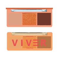 PALETA DE SOMBRAS RUBY ROSE TRIO VIVER HB-F528 RADIANTE 32GR