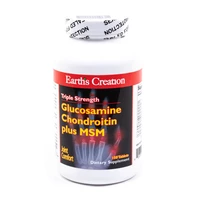 SUPLEMENTO GLUCOSAMINA CONDROITINA CON MSM Earth's Creation 150 Tabs