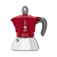 CAFETERA BIALETTI MOKA INDUCTION 6942 2 TAZAS 100ML ROJO