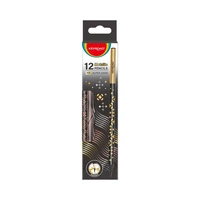 LÁPICES DE GRAFITO KEYROAD METALLIC PENCILS SUPER DARK HB KR97312012 UNIDADES