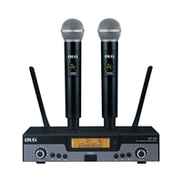 MICRÓFONO INALÁMBRICO BLG DUAL UF-03 UHF