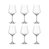 SET DE COPAS PARA VINO BOHEMIA LIDA 580ML 6 PIEZAS