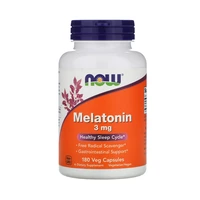 SUPLEMENTO NOW SPORTS MELATONIN 3MG 180 CAPSULAS