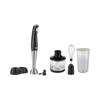 MIXER NAPPO NEM-151 5 EN 1 CON BATERÍA RECARGABLE 100W NEGRO - PLATA