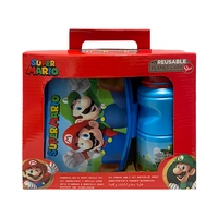 KIT LANCHEIRA + GARRAFA STOR SUPER MARIO 75273