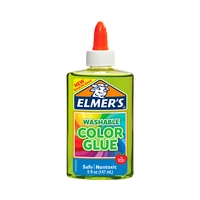 PEGAMENTO LÍQUIDO ELMER'S WASHABLE COLOR GLUE 2022913 VERDE TRANSPARENTE 147ML