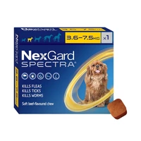 ANTIPARASITARIO NEXGARD SPECTRA 3.6-7.5KG 1 TABLETA