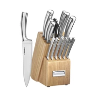 JUEGO DE CUCHILLOS CUISINART C99SS-15P PROFESSIONAL SERIES PLATA 15 PIEZAS