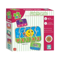 JUEGO EDUCATIVO NIG BRINQUEDOS DELETREANDO 0418 47 PIEZAS