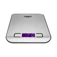 BALANZA DIGITAL DE COCINA NAPPO NEB-117 5KG PLATA