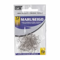 ANZUELO MARINE SPORTS MARUSEIGO NICKEL 12 50PCS