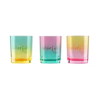 SET DE VASOS LAV FREEHAND PATTERNS LBR316 280ML 3 PIEZAS