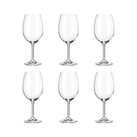 SET DE COPAS PARA VINO BOHEMIA BRUNA 450ML 6 PIEZAS