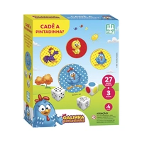 JOGO EDUCATIVO NIG BRINQUEDOS GALINHA PINTADINHA 0736 30 PEÇAS