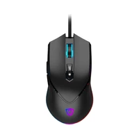 MOUSE GAMER SATE A-GM09 KING FIGHT NEGRO