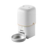 ALIMENTADOR AUTOMÁTICO PARA MASCOTAS SATELLITE A-MSPFO2 4L BLANCO