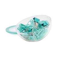 KIT DE FIXADORES E CLIPS DE PAPEL TILIBRA AQUA 324940