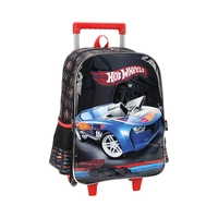 MOCHILA COM RODAS UP4YOU HOT WHEELS IC39152HW-PT PRETO