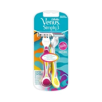 BARBEADOR DESCARTÁVEL GILLETTE VENUS SIMPLY 3 2 UNIDADES