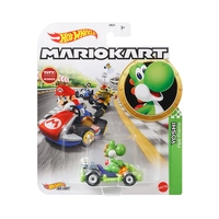 AUTO DE COLECCIÓN MATTEL HOT WHEELS MARIO KART YOSHI PIPE FRAME GRN19