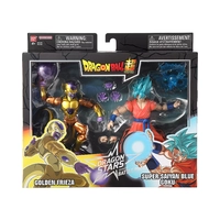 FIGURAS BANDAI DRAGON BALL SUPER DRAGON STARS SERIES BATTLE PACK SUPER SAIYAN BLUE GOKU VS GOLDEN FRIEZA 37169