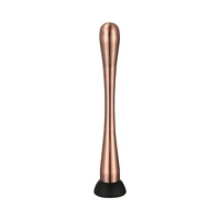 MACERADOR CON PUNTA ESTRIADA H047 22 CM ORO ROSA