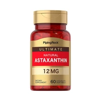 VITAMINA PIPINGROCK ULTIMATE NATURAL ASTAXANTHIN 12MG 60 CÁPSULAS