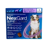 ANTIPARASITARIO NEXGARD SPECTRA 15.1-30KG 1 TABLETA