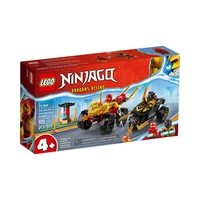 JUGUETE DE CONSTRUCCIÓN LEGO NINJAGO DRAGONS RISING KAI AND RAS'S CAR AND BIKE BATTLE 71789 103 PIEZAS