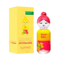 PERFUME BENETTON SISTERLAND YELLOW PEONY EAU DE TOILETTE 80ML