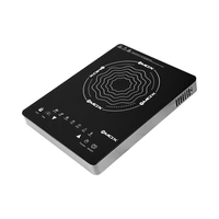 COCINA ELÉCTRICA INFRARROJA MOX MO-KIC03 1 HORNALLA 220V NEGRO - PLATA